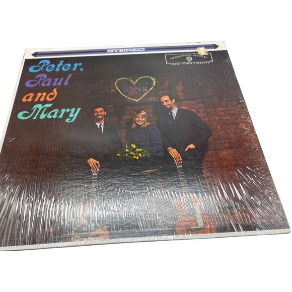 Peter paul and mary Vinal records Warner bros Stereo 1962 High fidelity READ - Picture 1 of 4